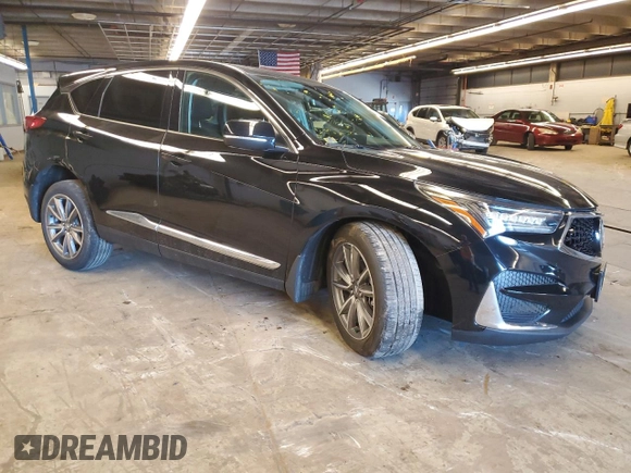 2021 Acura RDX w/Technology Package with VIN 5J8TC2H57ML025175, listed as a Copart auction lot 49511653 with 26,307 mi miles. Bid and sale history available at carsss.com. Image 4.
