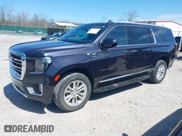 2023 GMC Yukon XL SLT z VIN 1GKS2GKD1PR137714, wystawiony jako IAAI lot #41982459 z przebiegiem 63 887 mil mil oraz . Historia ofert i sprzedaży dostępna na DreamBid. Obrazek 2.