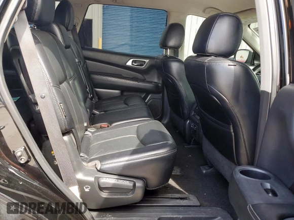 2018 Nissan Pathfinder SV with VIN 5N1DR2MM9JC605775, listed as a Copart auction lot 57074025 with 157,760 mi miles and Salvage title. Bid and sale history available at DreamBid. Image 11.