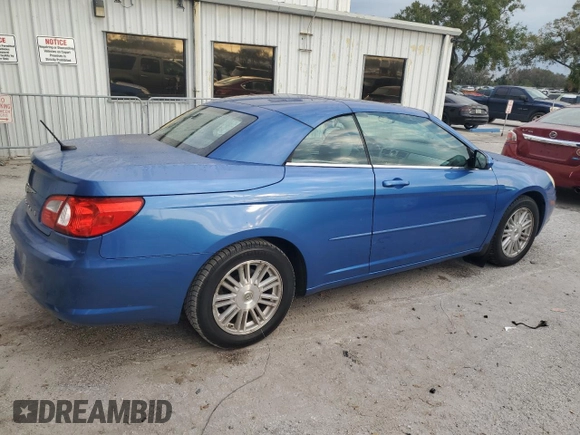 2008 Chrysler Sebring Touring with VIN 1C3LC55RX8N260868, listed as a Copart auction lot 75879594 with 94,515 mi miles and Salvage Title. Bid and sale history available at carsss.com. Image 3.
