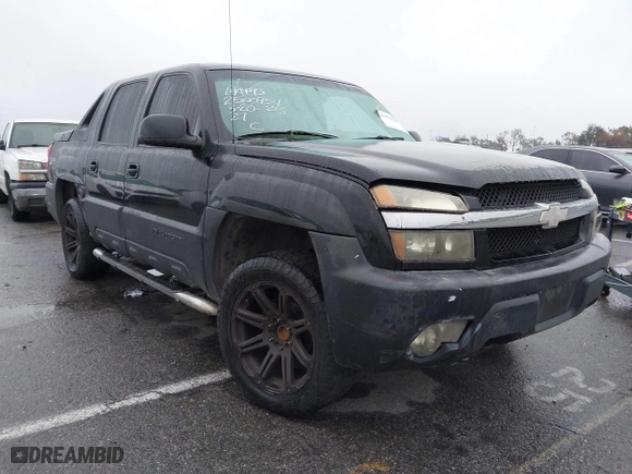 2003 Chevrolet Avalanche with VIN 3GNEC13TX3G256016, listed as a IAAI auction lot 41911348 with 174,522 mi miles. Bid and sale history available at carsss.com. Image 1.