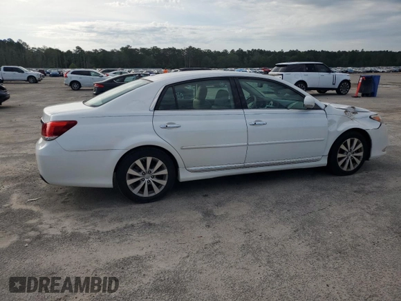 2011 Toyota Avalon with VIN 4T1BK3DB5BU390570, listed as a Copart auction lot 60098705 with 152,969 mi miles and Salvage title. Bid and sale history available at DreamBid. Image 3.