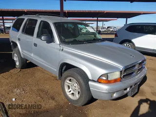2003 Dodge Durango SLT z VIN 1D4HR48N23F565497, wystawiony jako IAAI lot #41378894 z przebiegiem 115 273 mil mil oraz . Historia ofert i sprzedaży dostępna na DreamBid. Obrazek 1.