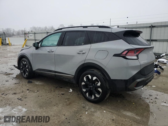 2024 Kia Sportage X-Line with VIN 5XYK6CDF3RG138923, listed as a Copart auction lot 45040805 with 18,725 mi miles and Salvage Title. Bid and sale history available at carsss.com. Image 2.