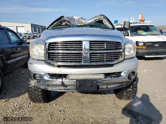 2007 Dodge Ram 2500 Laramie with VIN 3D7KS28C87G737651, listed as a Copart auction lot 85561034 with 168,606 mi miles and Salvage Title. Bid and sale history available at carsss.com. Image 5.