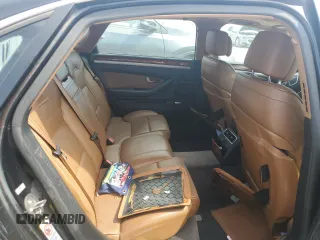 2007 Audi A8 L 4.2L with VIN WAUMV44E57N025714, listed as a Copart auction lot 75834674 with 0 mi miles and Salvage Title. Bid and sale history available at carsss.com. Image 10.