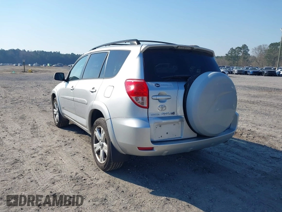 2007 Toyota RAV4 Sport with VIN JTMBK32V675024328, listed as a IAAI auction lot 41681881 with 158,974 mi miles. Bid and sale history available at carsss.com. Image 3.