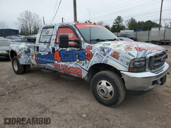 2003 Ford F-350 XL with VIN 1FTWW33P13ED54863, listed as a Copart auction lot 52703825 with 314,593 mi miles and Clean Title. Bid and sale history available at DreamBid. Image 4.