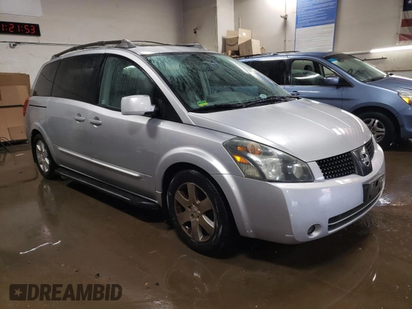2004 Nissan Quest S z VIN 5N1BV28U14N365952, wystawiony jako Copart lot #48902965 z przebiegiem 131 203 mil mil oraz Szkoda całkowita • Salvage title. Historia ofert i sprzedaży dostępna na DreamBid. Obrazek 4.
