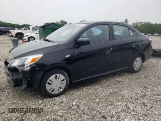 2024 Mitsubishi Mirage ES с VIN ML32FUFJ9RHF04744, выставлен на аукционе Copart как лот 59895175 с пробегом 21 746 миль миль и Списание • Salvage title. История ставок и продаж доступна на DreamBid. Изображение 1.