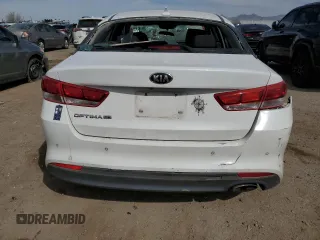 2018 Kia Optima LX with VIN 5XXGT4L37JG209643, listed as a Copart auction lot 47816725 with 85,181 mi miles and Salvage Title. Bid and sale history available at carsss.com. Image 6.