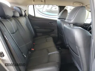 2022 Nissan LEAF SL Plus with VIN 1N4BZ1DV5NC554365, listed as a Copart auction lot 54842795 with 31,554 mi miles and Salvage Title. Bid and sale history available at DreamBid. Image 10.