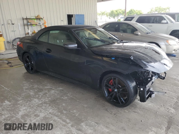 2022 BMW 4 Series M440i with VIN WBA53AT09NCK27186, listed as a Copart auction lot 59896085 with Not provided miles and Non repairable. Bid and sale history available at DreamBid. Image 4.