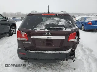 2011 Kia Sorento LX with VIN 5XYKT3A16BG084024, listed as a Copart auction lot 45290665 with 138,621 mi miles and Clean Title. Bid and sale history available at DreamBid. Image 6.