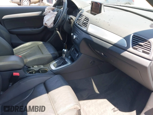 2018 Audi Q3 Premium with VIN WA1BCCFS4JR000455, listed as a IAAI auction lot 42042811 with 57,354 mi miles. Bid and sale history available at carsss.com. Image 5.