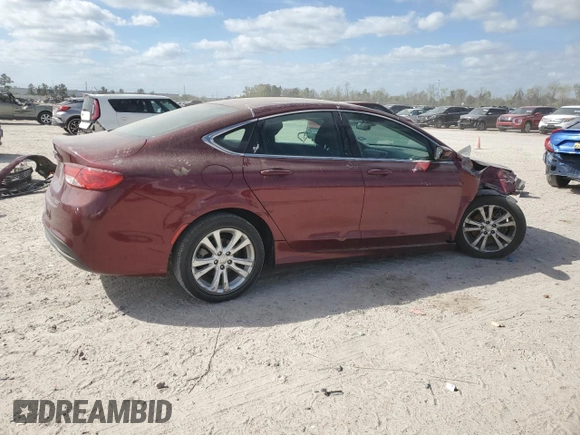 2016 Chrysler 200 LX with VIN 1C3CCCFB5GN186280, listed as a Copart auction lot 49416935 with 155,394 mi miles and Salvage Title. Bid and sale history available at carsss.com. Image 3.
