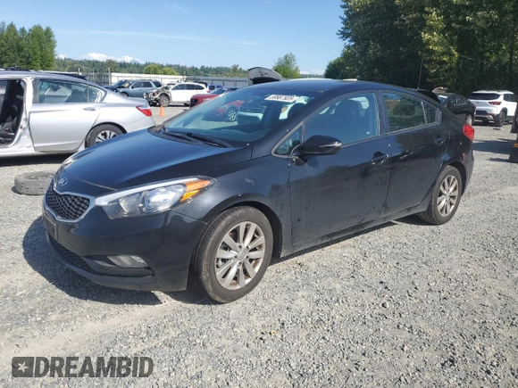 2016 Kia Forte LX z VIN KNAFX4A69G5455729, wystawiony jako Copart lot #59987925 z przebiegiem Nie podano mil oraz Szkoda całkowita • Salvage title. Historia ofert i sprzedaży dostępna na DreamBid. Obrazek 1.