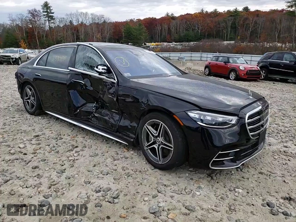 2023 Mercedes-Benz S-Class S 580e with VIN W1K6G6KB7PA195936, listed as a Copart auction lot 76337044 with 18,773 mi miles and Salvage Title. Bid and sale history available at carsss.com. Image 11.