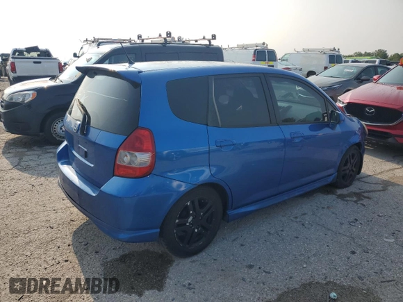 2008 Honda Fit Sport with VIN JHMGD38688S023439, listed as a Copart auction lot 64598514 with 275,095 mi miles and Salvage Title. Bid and sale history available at carsss.com. Image 3.