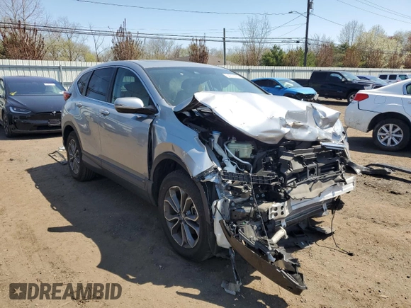 2020 Honda CR-V EX with VIN 2HKRW2H57LH650193, listed as a Copart auction lot 54216335 with 40,823 mi miles and Salvage Title. Bid and sale history available at DreamBid. Image 4.