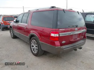 2015 Ford Expedition EL XLT with VIN 1FMJK1HT0FEF18846, listed as a IAAI auction lot 41569551 with 160,793 mi miles. Bid and sale history available at carsss.com. Image 3.