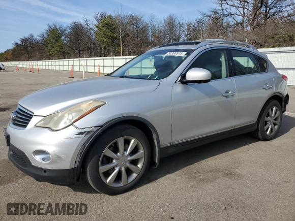 2012 Infiniti EX Journey with VIN JN1AJ0HR7CM450636, listed as a Copart auction lot 54300375 with 66,786 mi miles and Salvage Title. Bid and sale history available at carsss.com. Image 1.