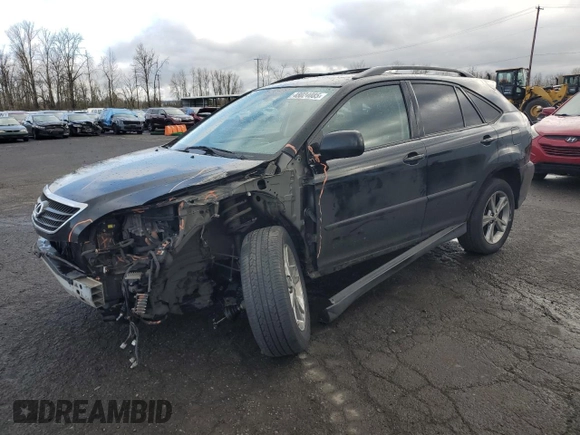 2006 Lexus RX 400h with VIN JTJHW31U960003649, listed as a Copart auction lot 48024085 with Not Provided miles and Salvage Title. Bid and sale history available at DreamBid. Image 1.