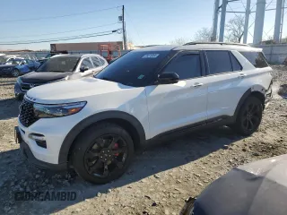 2021 Ford Explorer ST z VIN 1FM5K8GC3MGA36532, wystawiony jako Copart lot #85078064 z przebiegiem 39 856 mil mil oraz Szkoda całkowita • Salvage title. Historia ofert i sprzedaży dostępna na DreamBid. Obrazek 1.