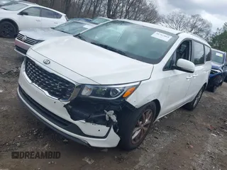 2021 Kia Sedona EX with VIN KNDMB5C11M6671063, listed as a IAAI auction lot 41707868 with 130,891 mi miles. Bid and sale history available at carsss.com. Image 21.