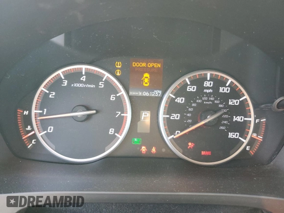 2016 Acura ILX w/Premium/A-SPEC Pkg with VIN 19UDE2F82GA000812, listed as a Copart auction lot 52604965 with 61,237 mi miles and Salvage Title. Bid and sale history available at carsss.com. Image 9.
