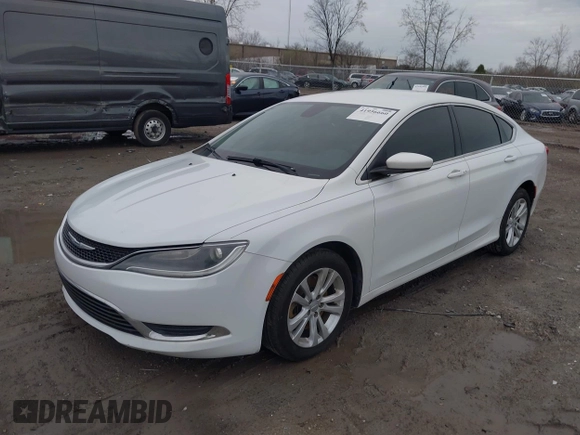 2015 Chrysler 200 Limited with VIN 1C3CCCAB8FN675942, listed as a IAAI auction lot 41956660 with 121,441 mi miles. Bid and sale history available at carsss.com. Image 17.