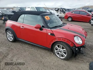 2012 MINI Convertible с VIN WMWZN3C56CT135341, выставлен на аукционе Copart как лот 48611575 с пробегом Не указан миль и Списание • Salvage title. История ставок и продаж доступна на DreamBid. Изображение 4.