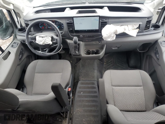 2023 Ford Transit Cargo with VIN 1FTBR1C8XPKB74159, listed as a Copart auction lot 86372424 with 19,082 mi miles and Salvage Title. Bid and sale history available at carsss.com. Image 8.