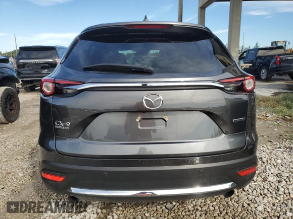 2023 Mazda CX-9 Signature with VIN JM3TCBEYXP0632844, listed as a Copart auction lot 87180834 with 20,415 mi miles and Salvage title. Bid and sale history available at DreamBid. Image 6.