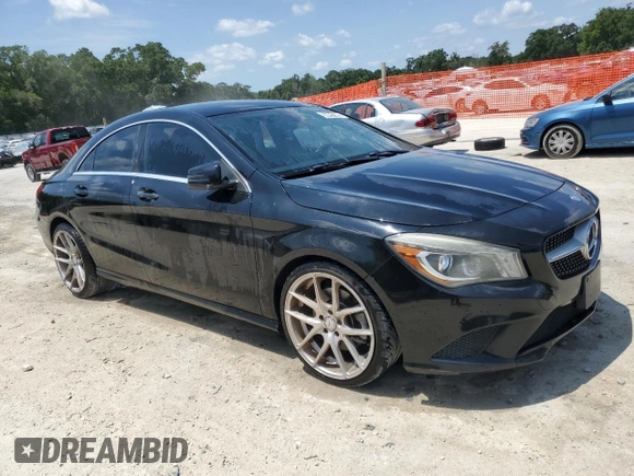 2014 Mercedes-Benz CLA 250 z VIN WDDSJ4EB1EN089391, wystawiony jako Copart lot #56491595 z przebiegiem 126 309 mil mil oraz Czysty tytuł • Clean title. Historia ofert i sprzedaży dostępna na DreamBid. Obrazek 4.
