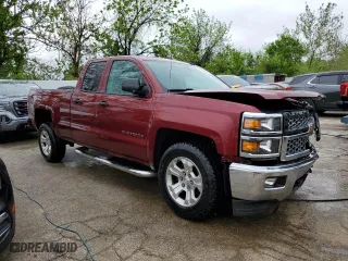 2014 Chevrolet Silverado 1500 LT with VIN 1GCRCREC1EZ322817, listed as a Copart auction lot 52605334 with 212,869 mi miles and Salvage Title. Bid and sale history available at carsss.com. Image 4.