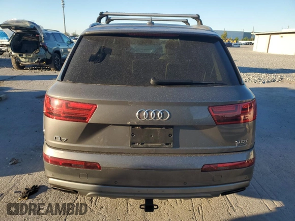 2017 Audi Q7 Premium Plus with VIN WA1LAAF75HD015080, listed as a Copart auction lot 49400355 with 148,173 mi miles and Clean title. Bid and sale history available at DreamBid. Image 6.