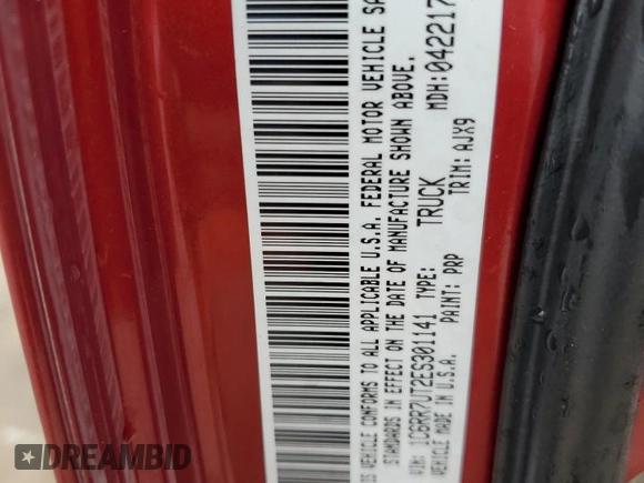 2014 Ram 1500 Sport с VIN 1C6RR7UT2ES301141, выставлен на аукционе Copart как лот 79115464 с пробегом 149 666 миль миль и Списание • Salvage title. История ставок и продаж доступна на DreamBid. Изображение 14.