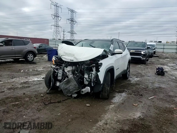 2019 Jeep Compass Latitude with VIN 3C4NJDBB2KT600968, listed as a Copart auction lot 85966874 with Not provided miles and Salvage title. Bid and sale history available at DreamBid. Image 10.