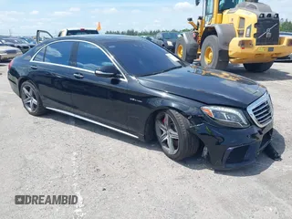 2015 Mercedes-Benz S 63 AMG z VIN WDDUG7JBXFA200754, wystawiony jako IAAI lot #42187229 z przebiegiem 115 925 mil mil oraz . Historia ofert i sprzedaży dostępna na DreamBid. Obrazek 1.