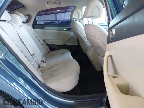 2017 Hyundai Sonata SE with VIN 5NPE24AF5HH488516, listed as a IAAI auction lot 41991400 with 183,514 mi miles. Bid and sale history available at carsss.com. Image 8.