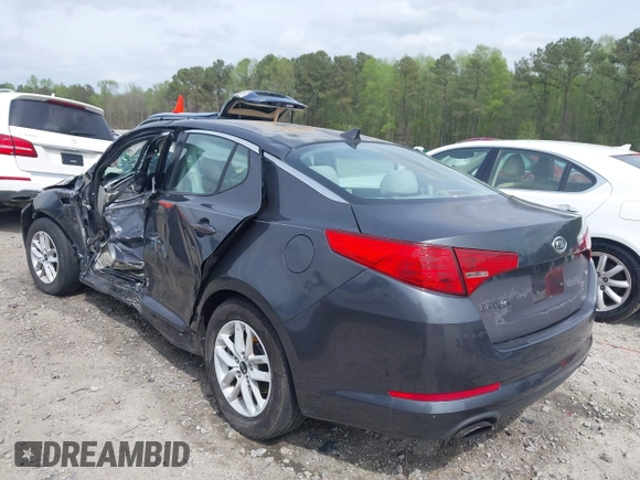 2011 Kia Optima LX with VIN KNAGM4A75B5054483, listed as a IAAI auction lot 41941704 with Not Provided miles and . Bid and sale history available at DreamBid. Image 3.