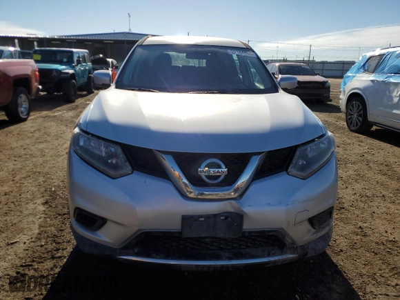 2016 Nissan Rogue SV with VIN KNMAT2MV4GP701543, listed as a Copart auction lot 52184365 with 159,065 mi miles and Salvage Title. Bid and sale history available at carsss.com. Image 5.