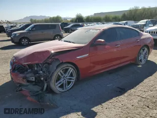 2016 BMW 6 Series 640i with VIN WBA6D0C50GG432558, listed as a Copart auction lot 76141594 with 69,286 mi miles and Salvage Title. Bid and sale history available at carsss.com. Image 1.