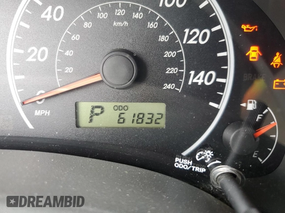 2010 Toyota Corolla with VIN 1NXBU4EE6AZ196363, listed as a Copart auction lot 53488585 with 61,832 mi miles and Salvage Title. Bid and sale history available at DreamBid. Image 9.