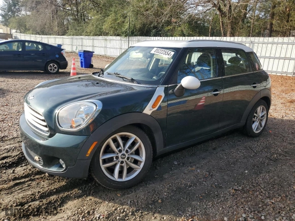 2013 MINI Cooper Countryman with VIN WMWZB3C59DWM07017, listed as a Copart auction lot 85222554 with 100,905 mi miles and Salvage Title. Bid and sale history available at carsss.com. Image 1.