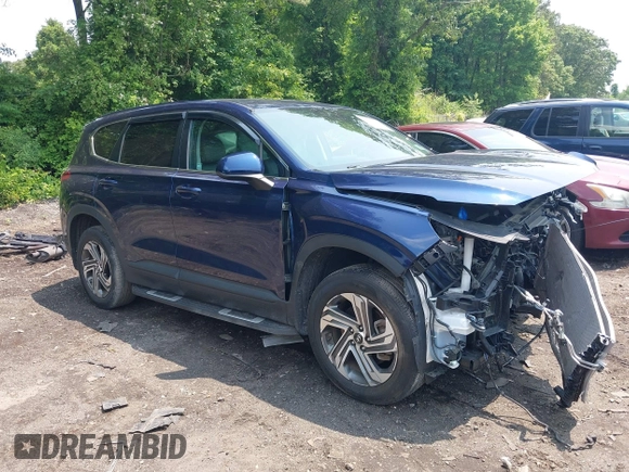 2021 Hyundai Santa Fe SE with VIN 5NMS1DAJXMH344025, listed as a IAAI auction lot 42477124 with 17,129 mi miles and . Bid and sale history available at DreamBid. Image 13.