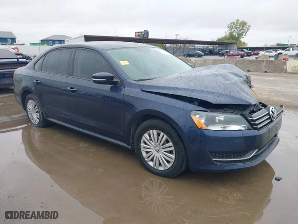 2014 Volkswagen Passat Wolfsburg Ed with VIN 1VWAS7A30EC049721, listed as a IAAI auction lot 41097234 with 139,843 mi miles. Bid and sale history available at carsss.com. Image 1.