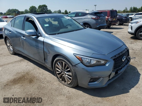 2018 Infiniti Q50 Luxe with VIN JN1EV7AP2JM364199, listed as a Copart auction lot 63623175 with 132,752 mi miles and Clean title. Bid and sale history available at DreamBid. Image 4.