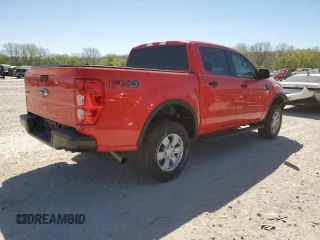 2022 Ford Ranger XL with VIN 1FTER4FH3NLD28261, listed as a Copart auction lot 52878795 with 20,013 mi miles and Salvage title. Bid and sale history available at DreamBid. Image 3.